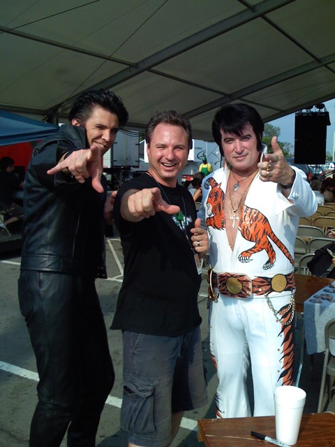with the Elvis's at the Ohio State Fair